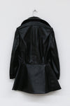 Shushutong double collar long coat aw21co07 black